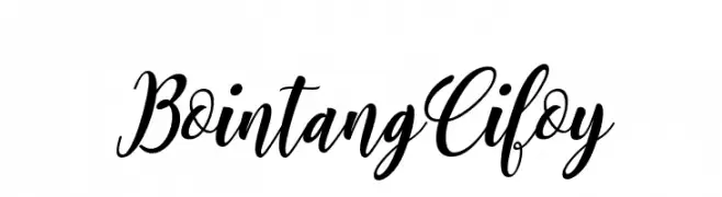 Bointang Cifoy  Frei Schriftart Herunterladen