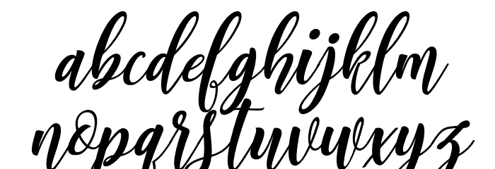Bointang Cifoy Font LOWERCASE