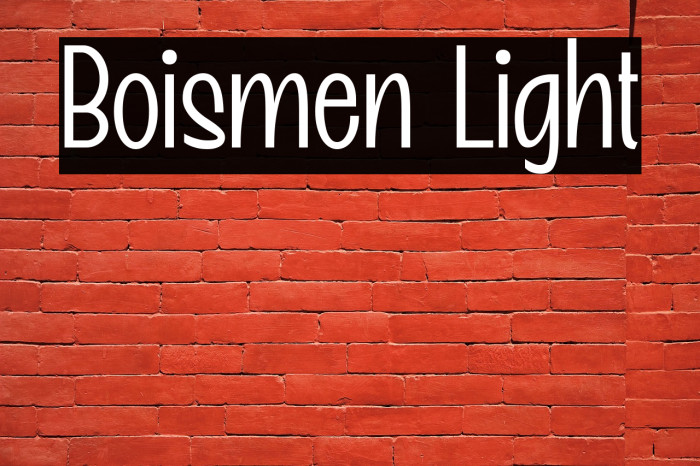 Boismen Light Example 3