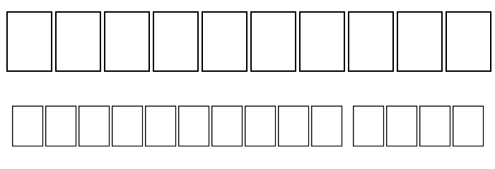 BoisterCapitals Font OTHER CHARS