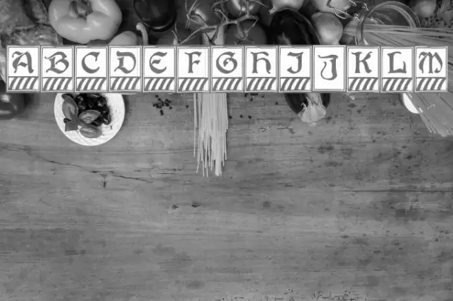 BoisterCapitals Font examples