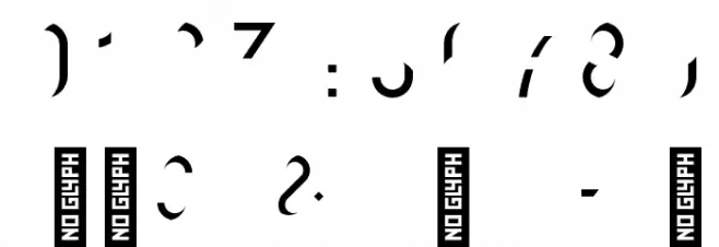 Boisu Fill Font OTHER CHARS