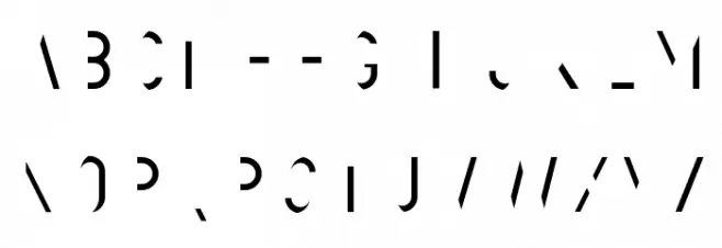 Boisu Fill Font Litere mari