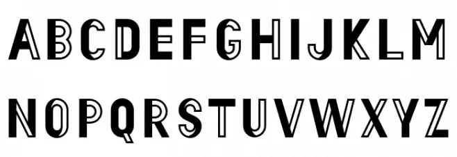 Boisu Stroke Шрифта ВЕРХНИЙ