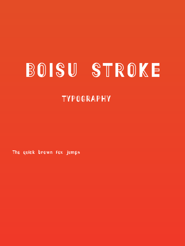 Boisu Stroke Poster