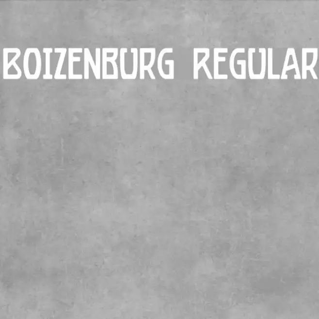 Boizenburg Regular Example 3