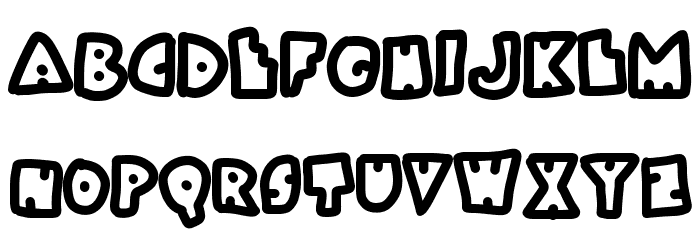 Bokai Font LOWERCASE