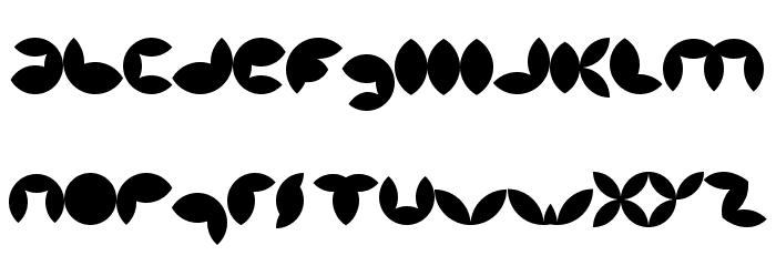 Bokeh Font LOWERCASE