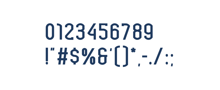 Bokeseni Bold Other Characters