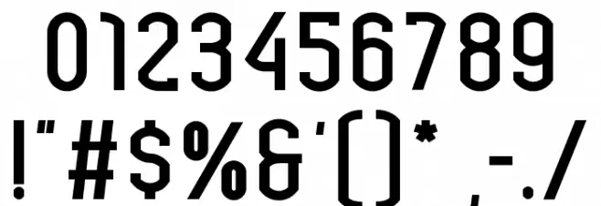 Bokeseni Bold Font OTHER CHARS