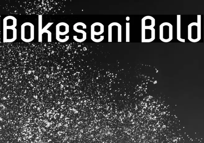 Bokeseni Bold Font examples