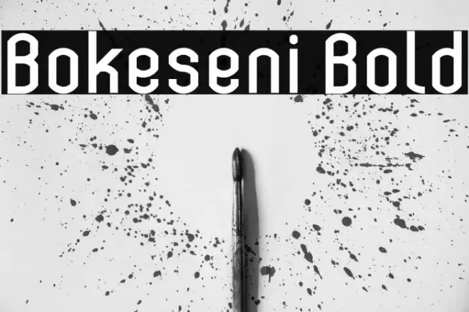 Bokeseni Bold Font examples