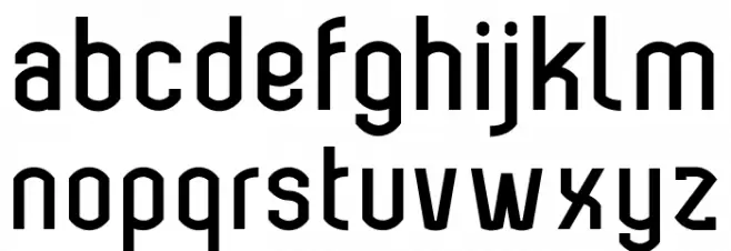 Bokeseni Bold 字体 小写