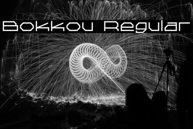 Bokkou Regular Font examples