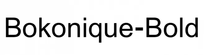 Bokonique-Bold  les polices de caractères gratuit tlcharger