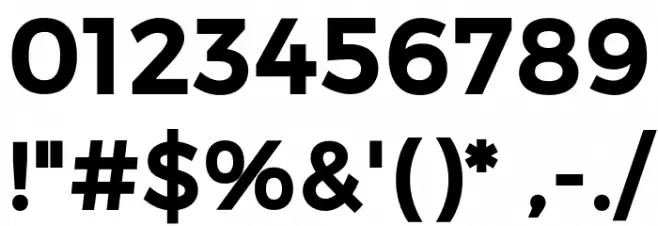 Bokonique-Bold Font OTHER CHARS