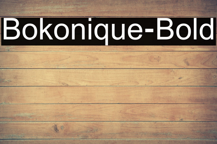 Bokonique-Bold Example 1