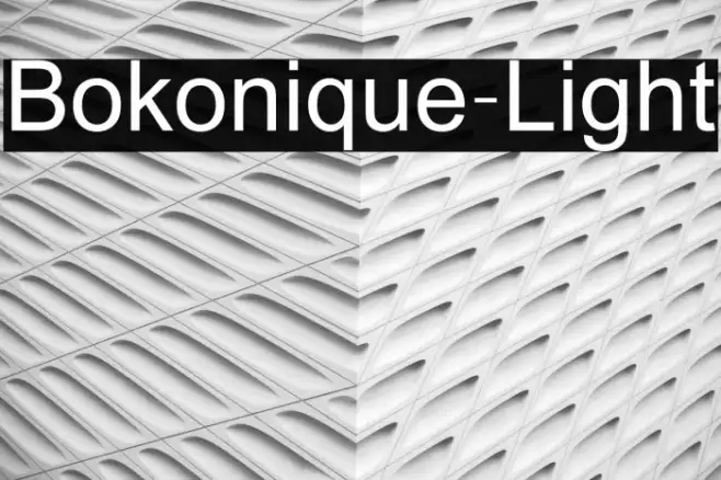 Bokonique-Light Example 1