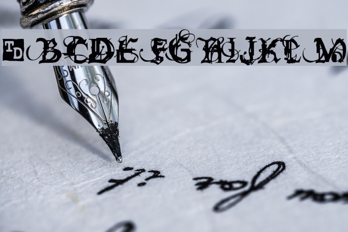 Bokonon Trial Version Шрифта examples