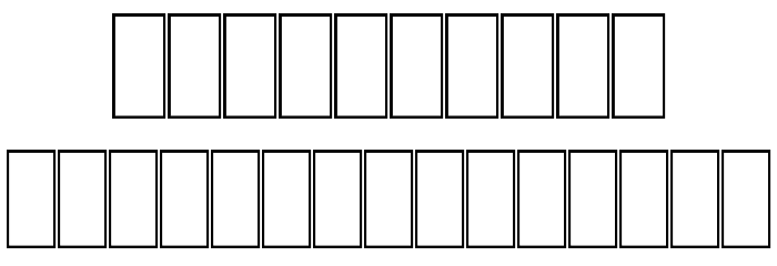 Bokretan Demo Font OTHER CHARS