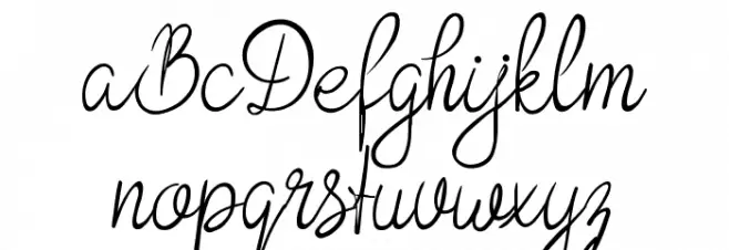 Bokretan Demo Schriftart Groß