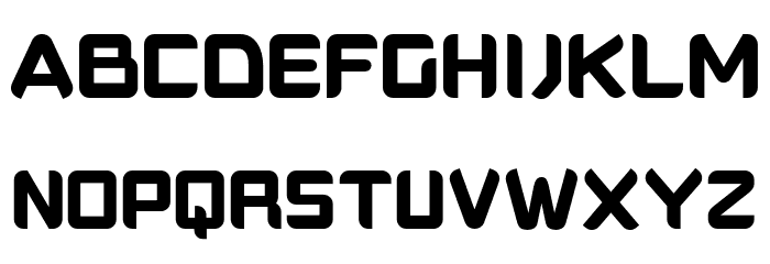 Bokushun Bold フォント 大文字