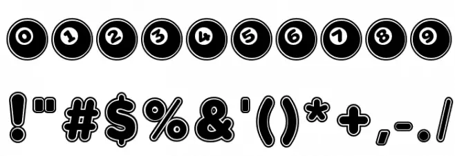 Bola Ocho FFP Font OTHER CHARS
