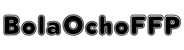 Bola Ocho FFP  Free Fonts Download