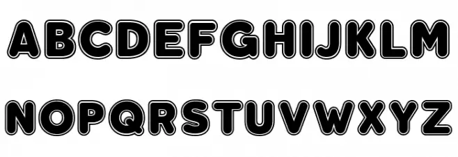 Bola Ocho FFP Шрифта ВЕРХНИЙ