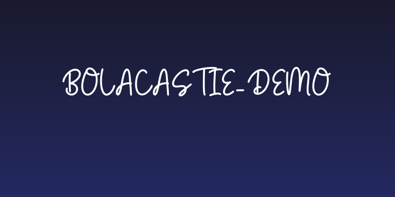 Bolacastie_DEMO Social Header