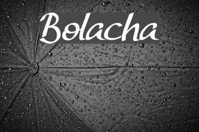 Bolacha Font examples