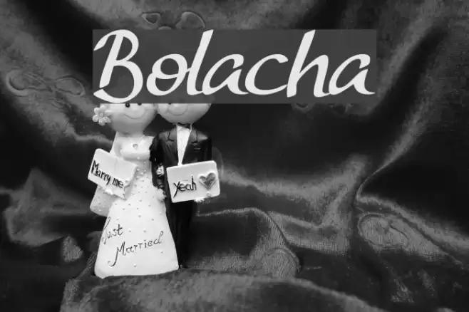 Bolacha Font examples
