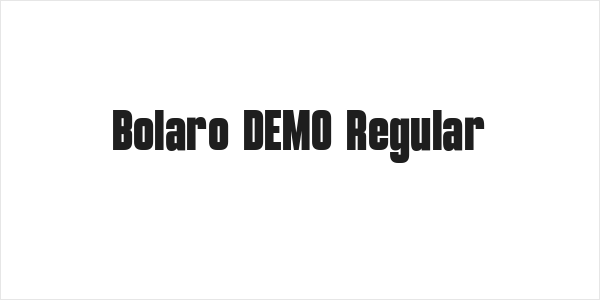 Bolaro DEMO Regular Logo
