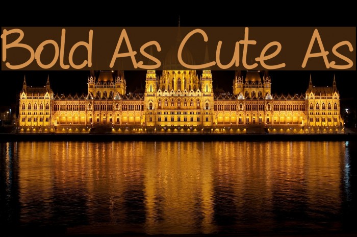 Bold As Cute As Caratteri examples
