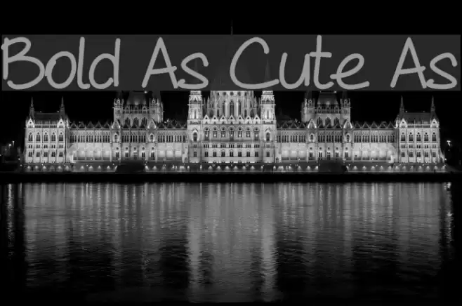 Bold As Cute As Caratteri examples