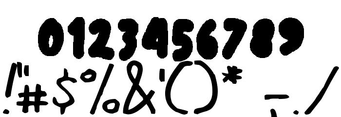 Bold Bond Bold Bond Font OTHER CHARS
