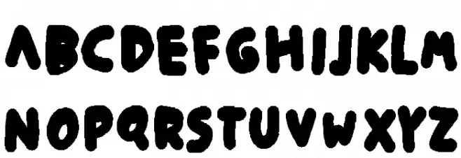 Bold Bond Schriftart Groß