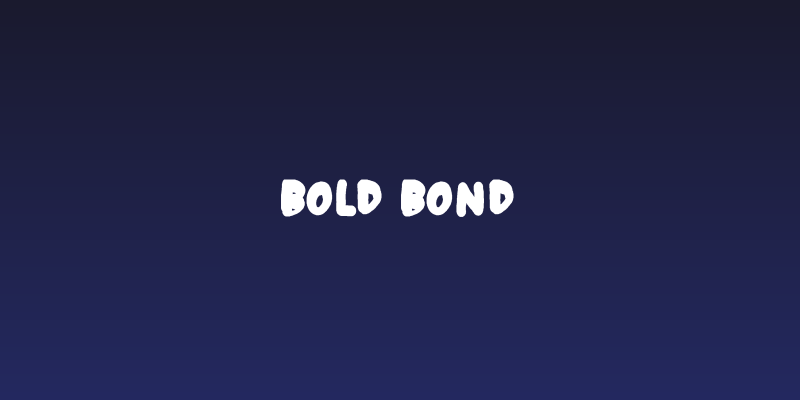 Bold Bond Social Header
