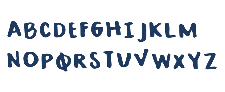 Bold Crayola Regular Uppercase