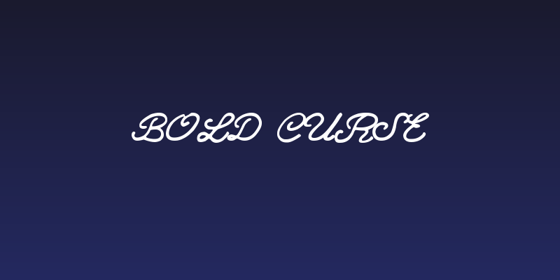 Bold Curse Social Header