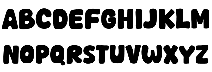 Bold Days Font UPPERCASE