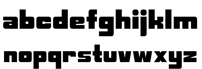 Bold Dragon Font LOWERCASE
