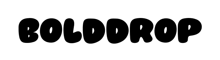 Bold Drop  font caratteri gratis