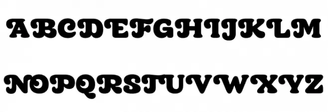 Bold Fashion PERSONAL USE Regular 字体 大写