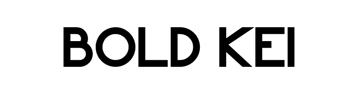 Bold Kei  Frei Schriftart Herunterladen
