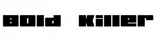Bold Killer  Frei Schriftart Herunterladen