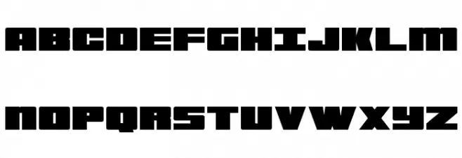 Bold Killer Schriftart Groß