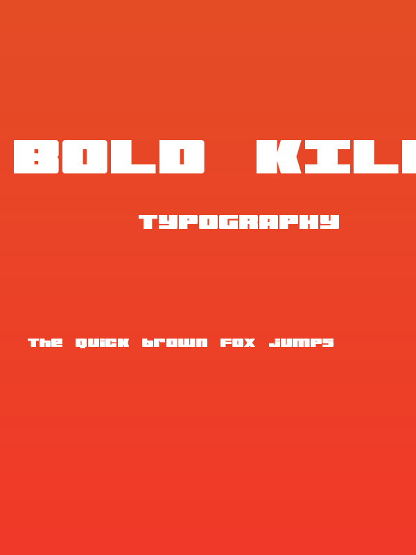Bold Killer Poster