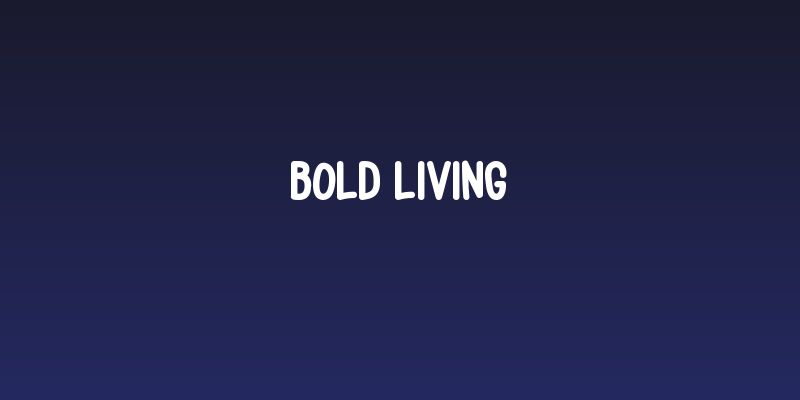 Bold Living Social Header