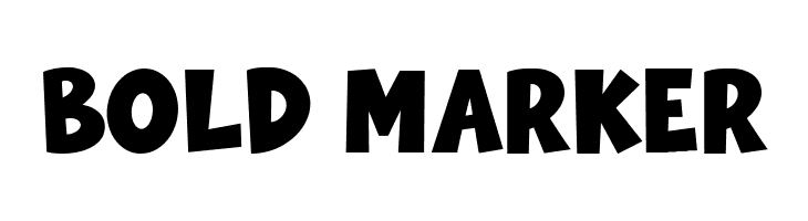 Bold Marker  免费字体下载